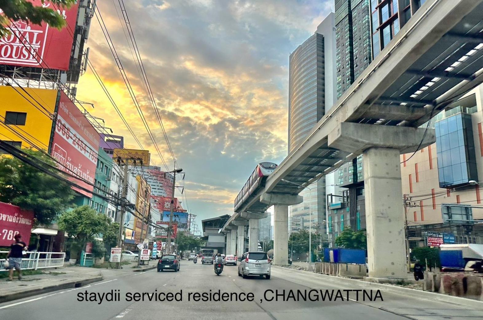 Staydii Serviced Residence Chaengwattana 白蒛 外观 照片